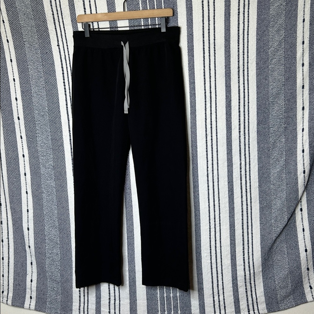 Black Drawstring Women's Pants